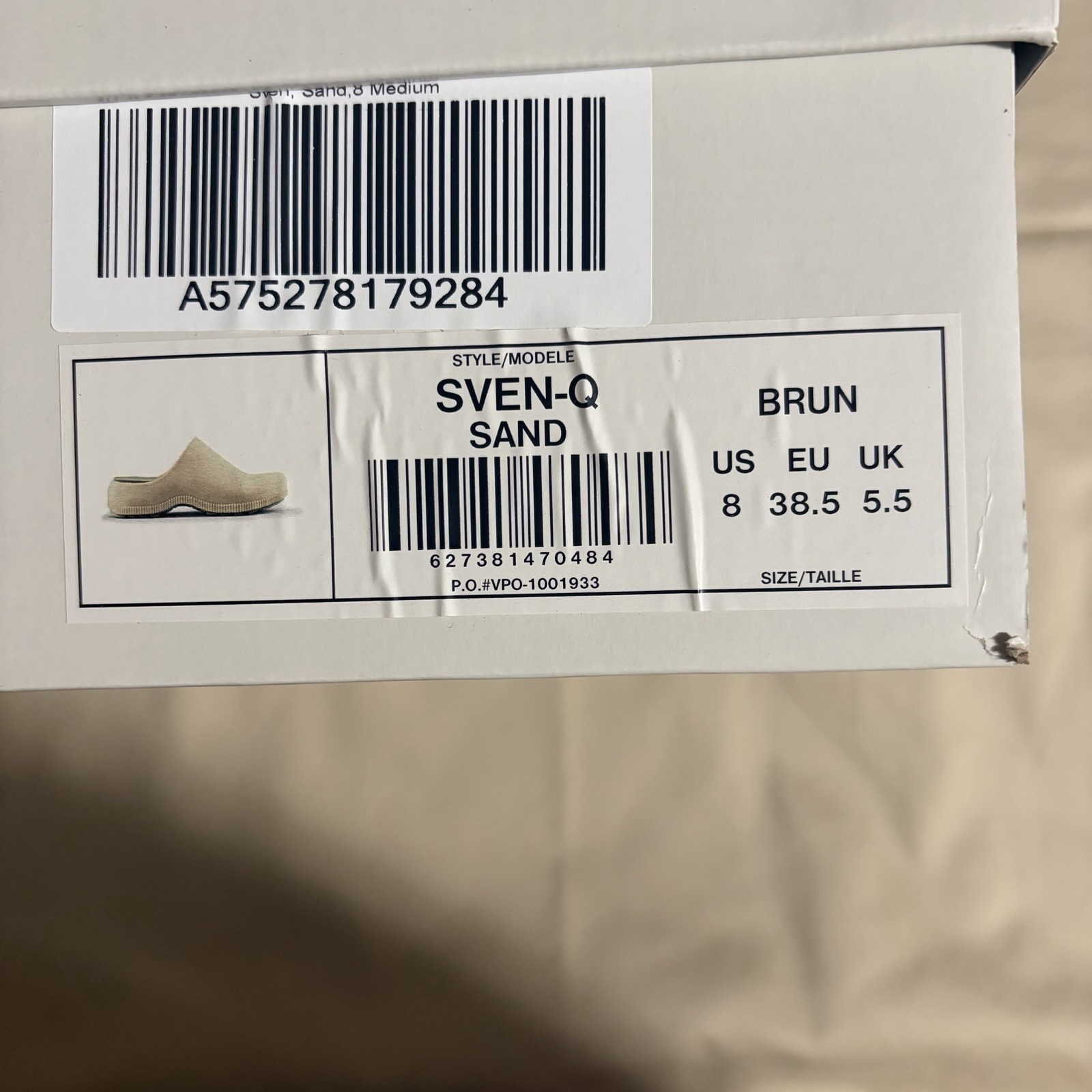 Cougar SVEN-Q Sand Women’s Comfort Clog Shoes Water-Repellent US Size 8
