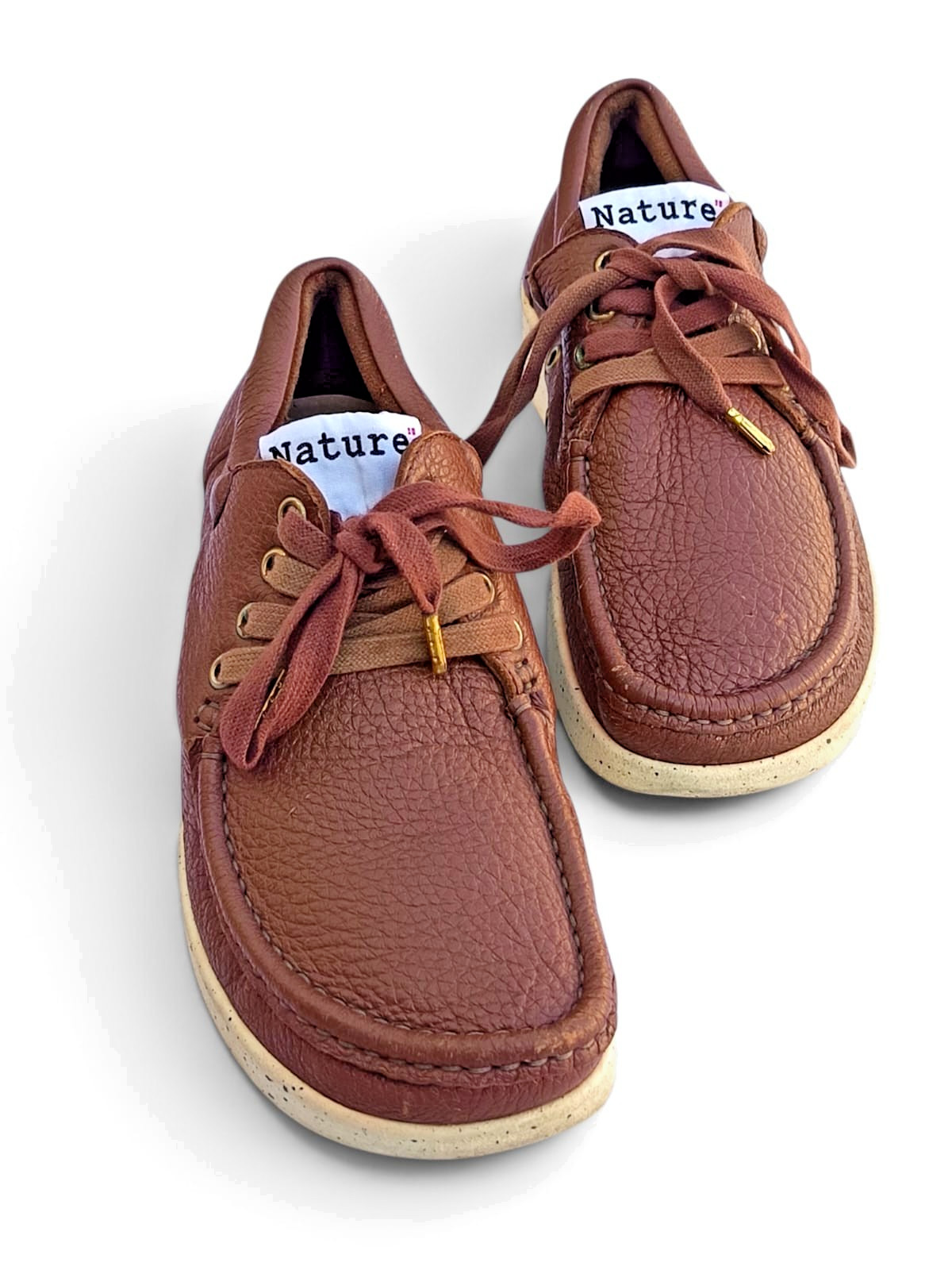 Nature Footwear Anna Brown Leather Moccasin Comfort Shoes Women’s US 9 EU 40