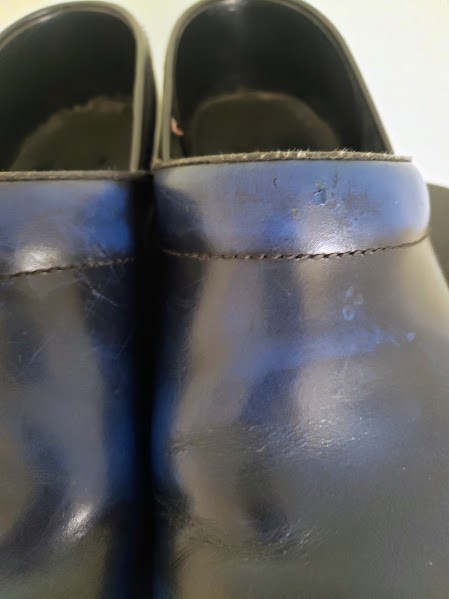 Sanita The Original Danish Womens Clog Slip-on Shoes Navy Black Size 38 US-7.5