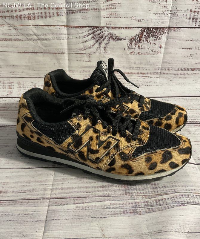J Crew Edition Size 6.5 – New Balance 996 Low Leopard Pony Hair Sneakers