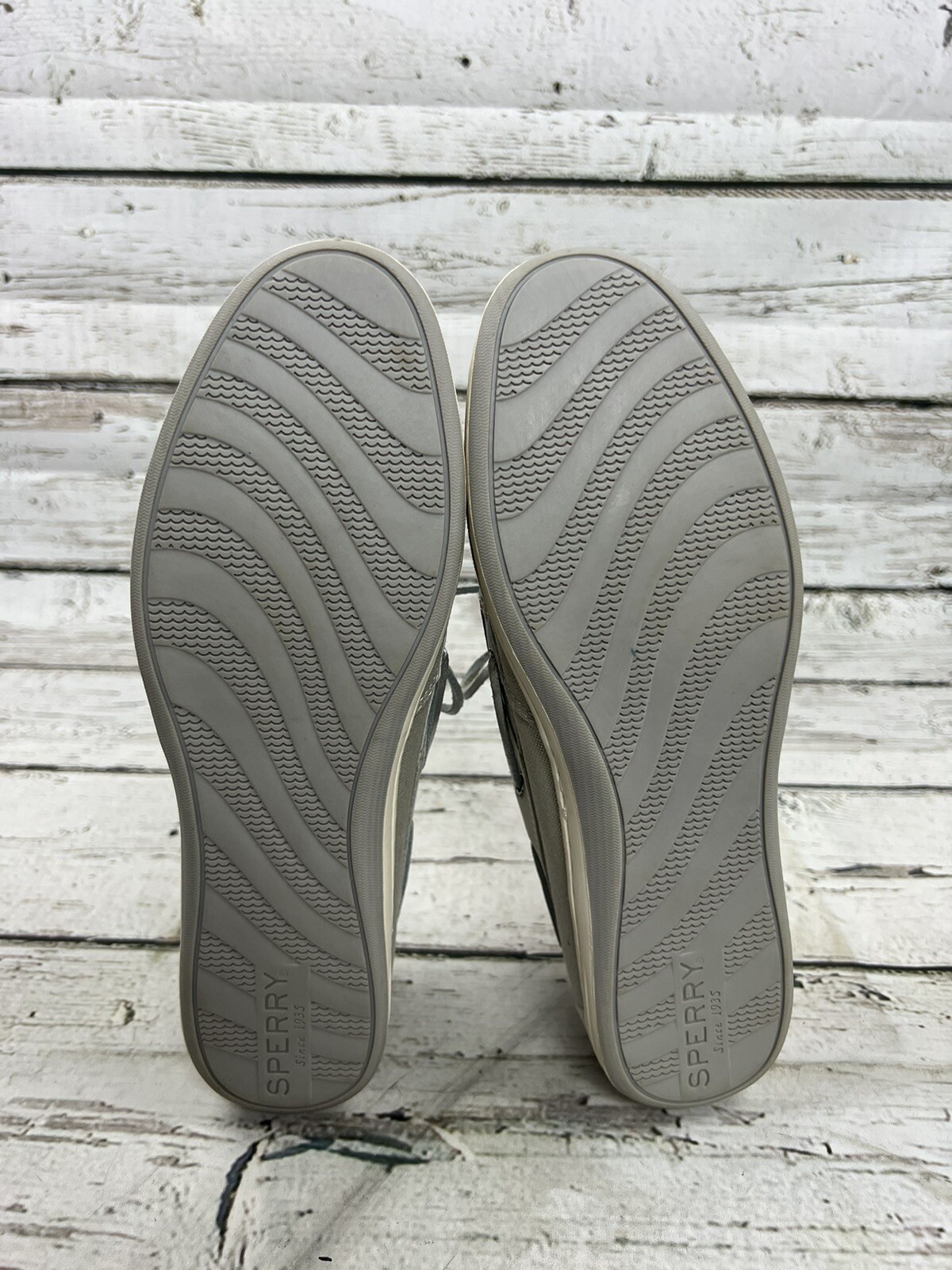 Sperry Top Sider Women’s Koi Fish Sparkle Slip On Flat Bottom Shoes No Box – 10