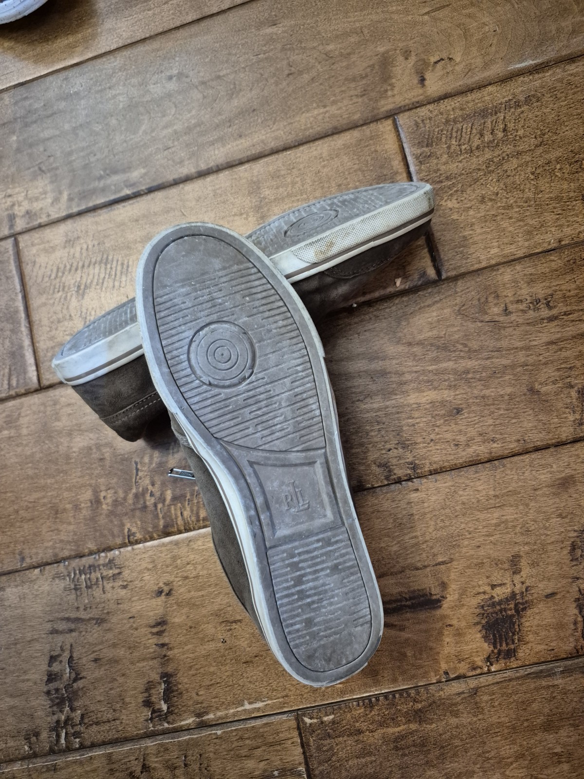 Ralph Lauren 7.5B Womens Jeorgia Deck Shoe. Brown 100% Leather Upper.