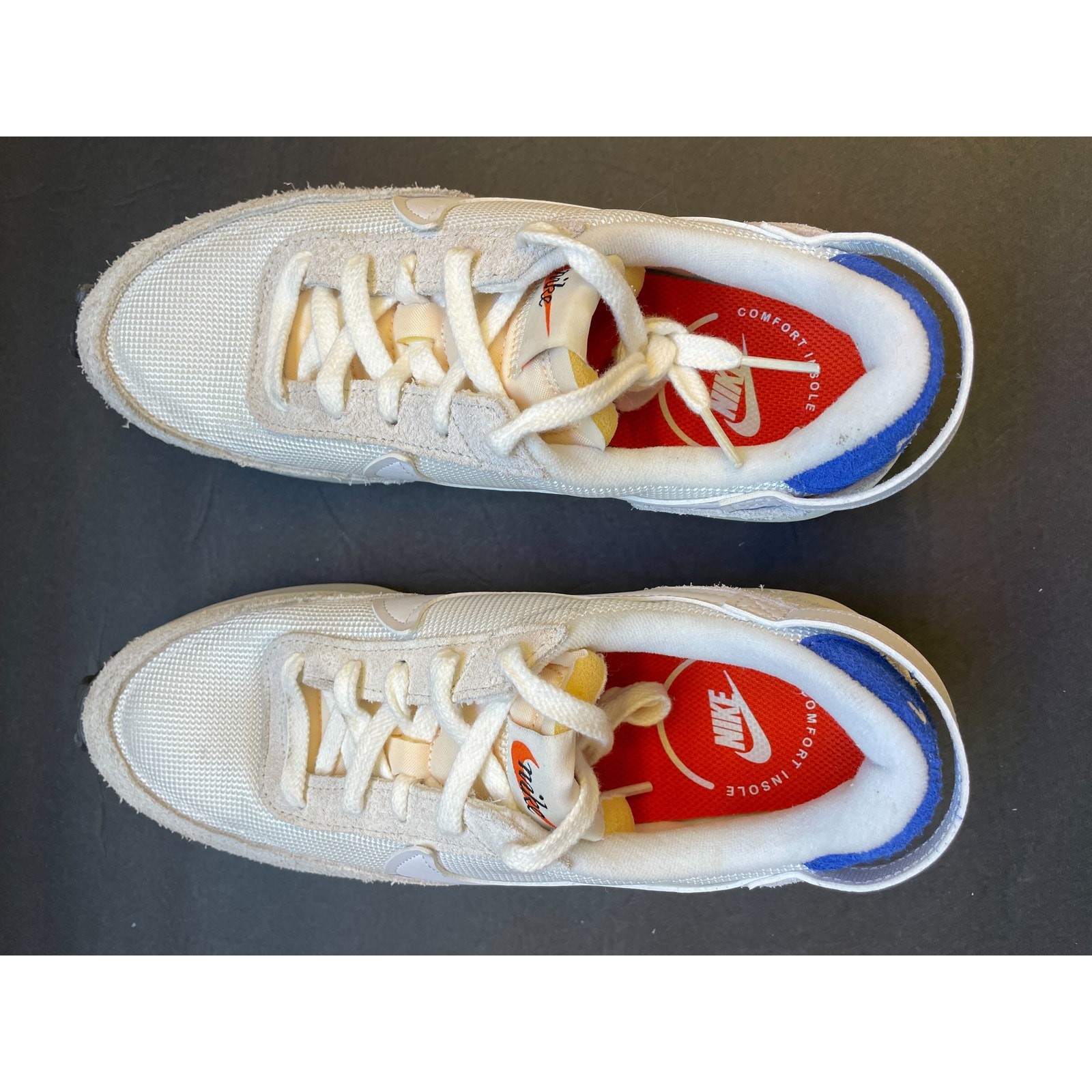 USED Nike Waffle Debut Vintage Women’s Trainers, White, 8 us