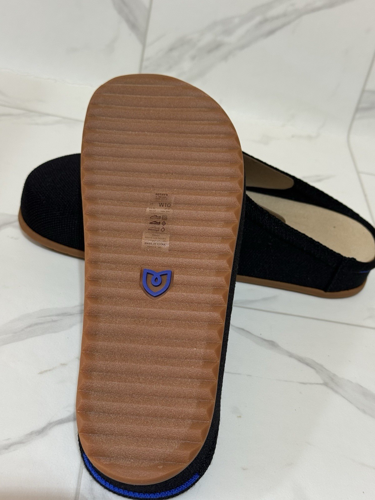 Rothy’s The Hemp Casual Clog Women’s Size 10 Black Slip-on 199-009 NEW IN BOX