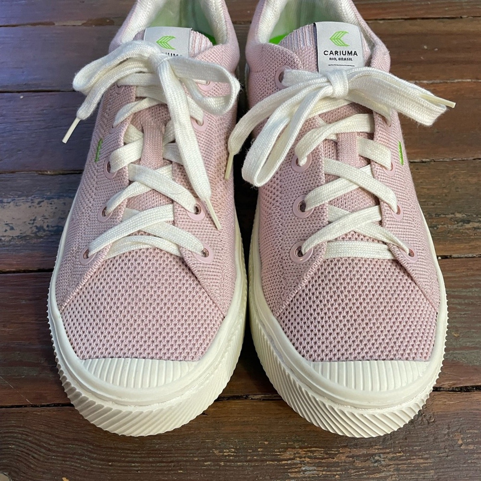Cariuma IBI Low Knit Sneakers in Rose Eco Sustainable Comfort M~8 W~9.5 🧡🎀