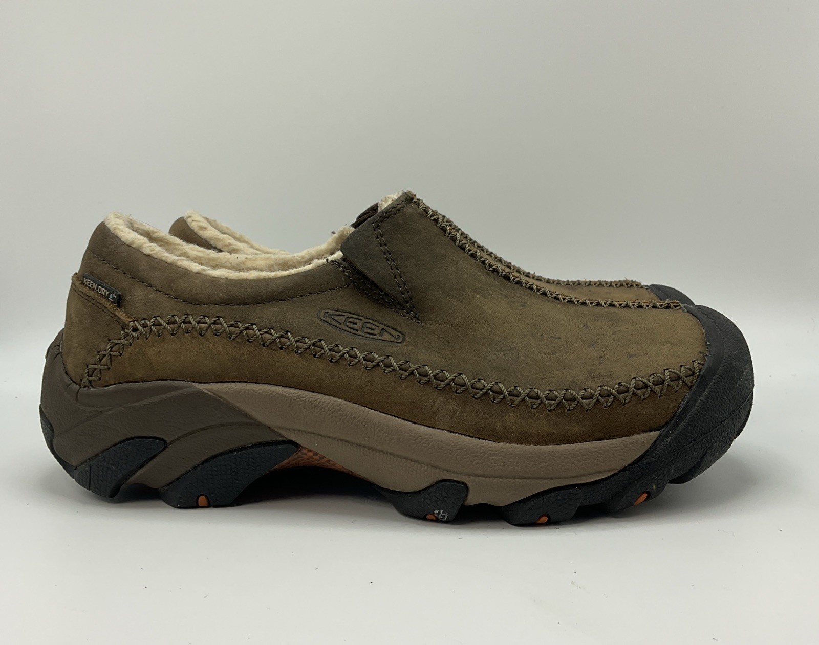 Keen Hoodoo Slip On Womens 6.5 Leather KeenDry Walking Outdoor Waterproof