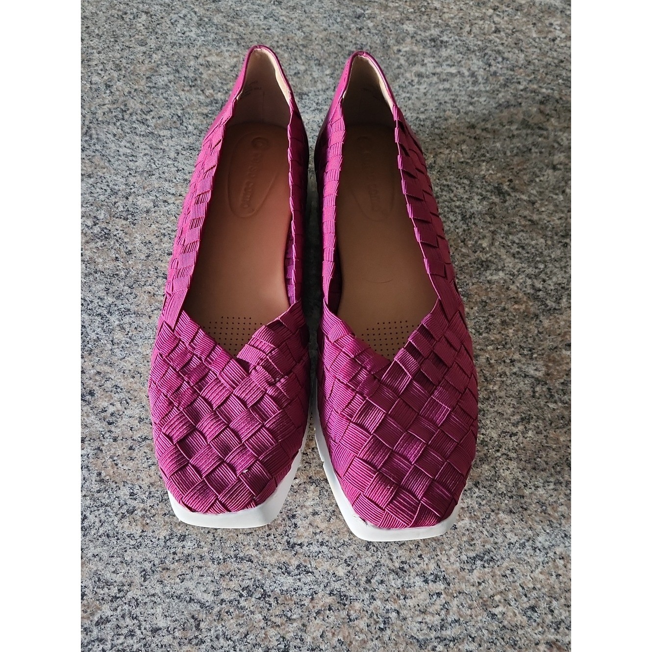 Corso Como Illana Wedge Magenta Braided Slip-On Size 10 – Chic Comfort Style