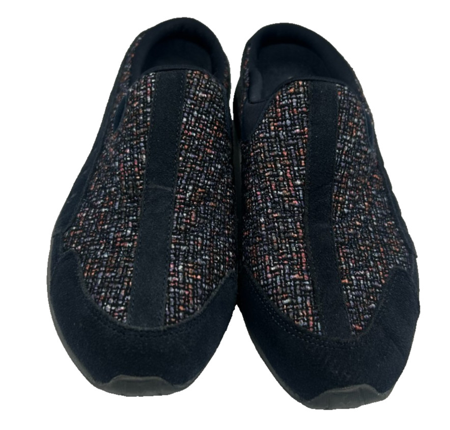 Easy Spirit Women’s SE Travel Time Slip On Walking Mules Blu/Multi Size:9.5 187R