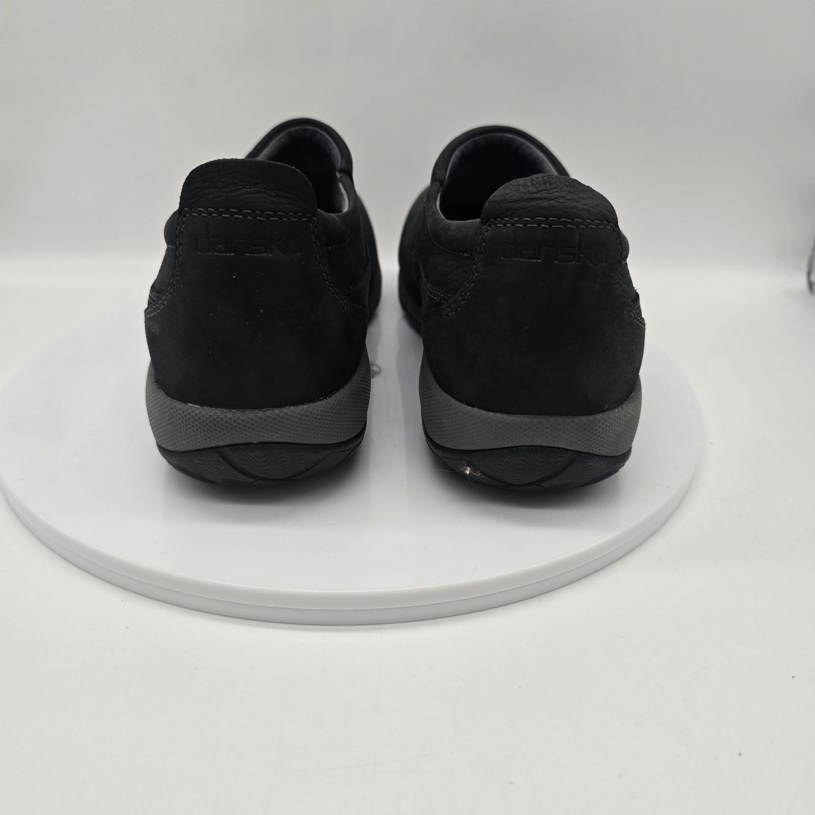 Dansko Patti Milled Nubuck Slip-On Clog Shoes Waterproof Comfort Black 37 US 7