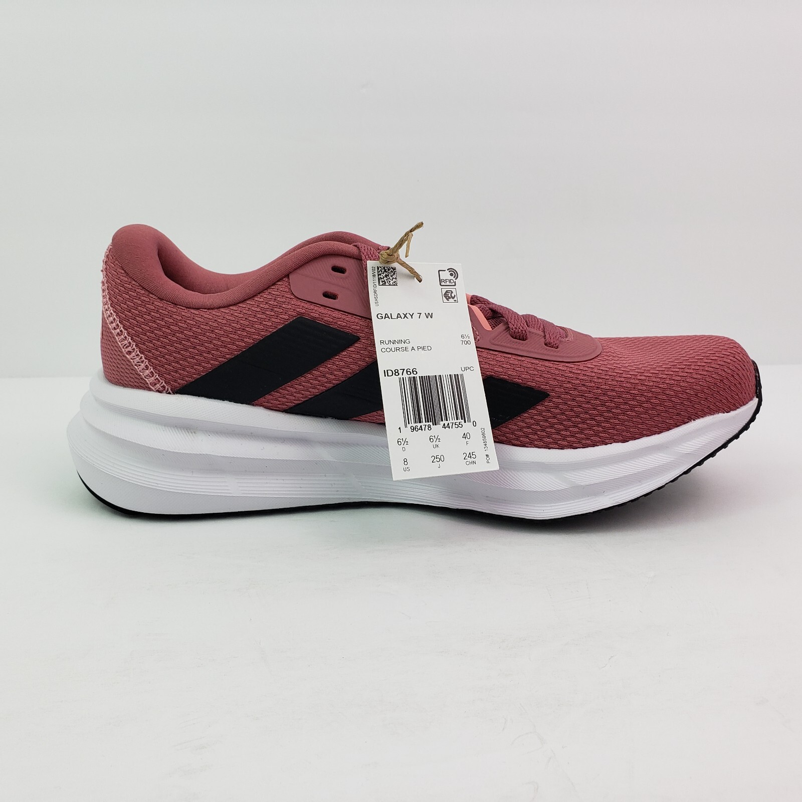 Adidas Galaxy 7 Womens Size 8 Semi Pink Crimson Running Sneaker Shoes ID8766