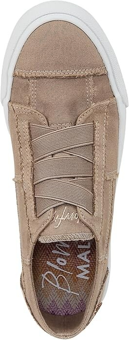 Blowfish Malibu Womens Marley Slip On Sneaker Taupe Size 8 New