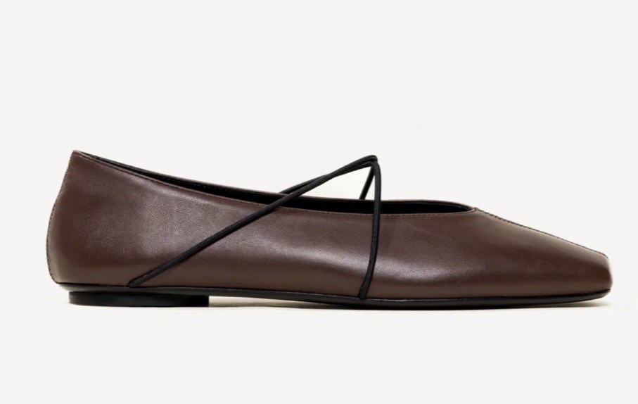 M. GEMI UNA Chocolate Nappa SZ 37 Compare At $298