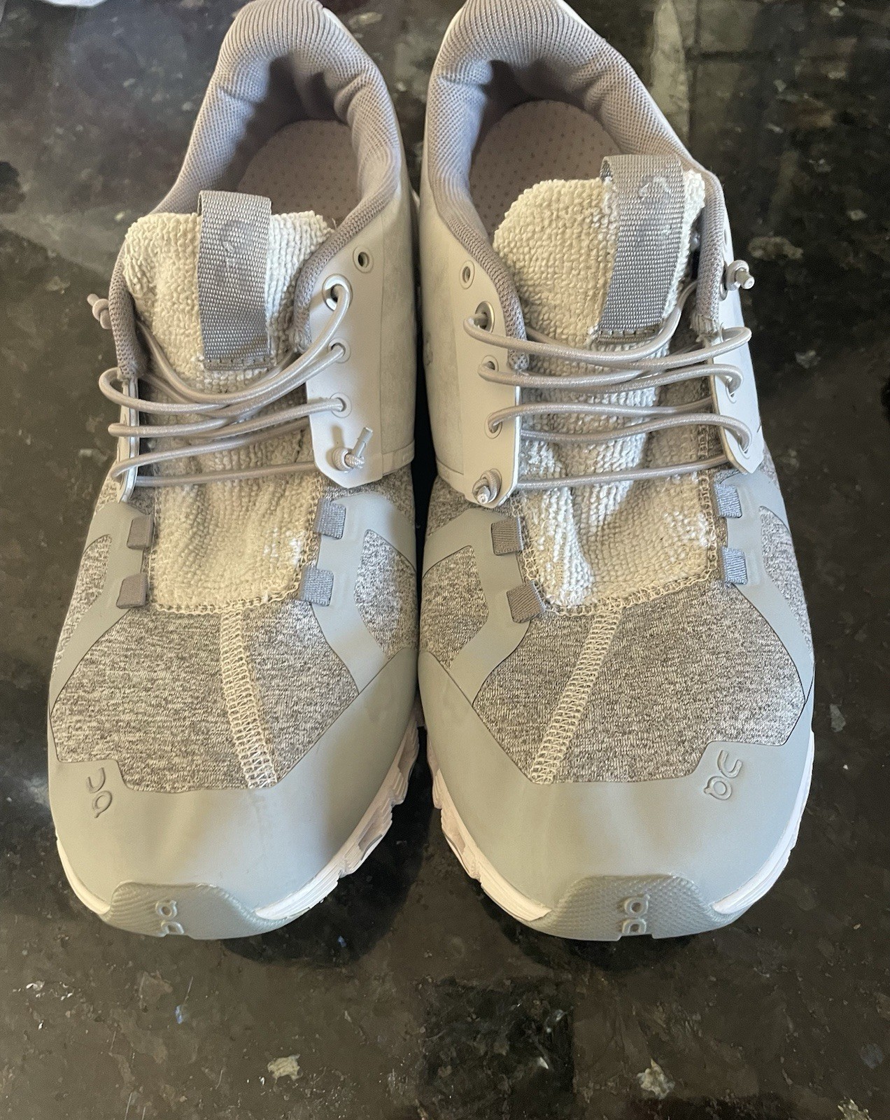 On Cloud 5 Terry Women Running Shoes Glacier White Sz 9 Shoes Casual