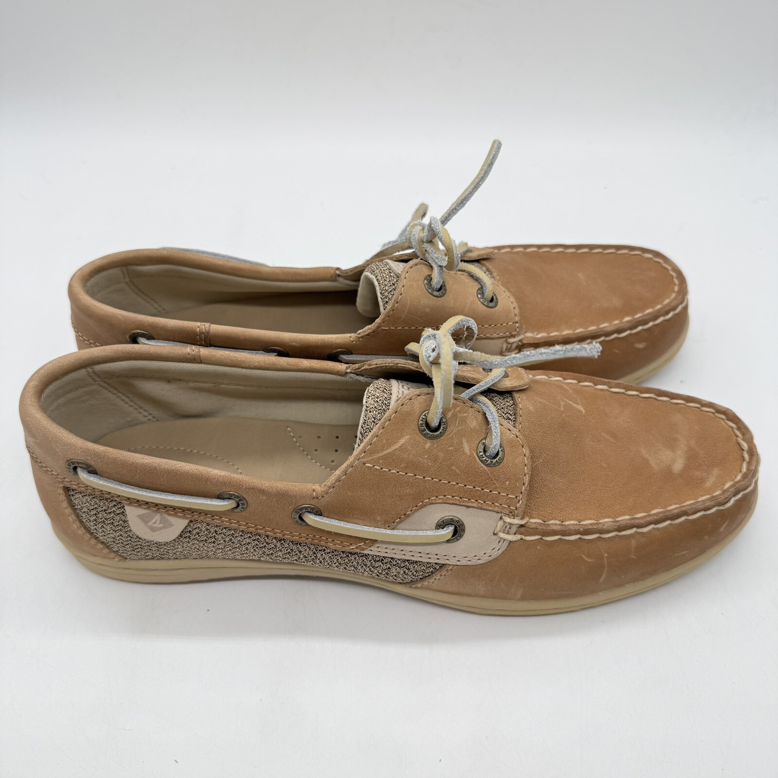 Sperry Women’s Koifish Linen Oats Boat Shoes – Size US 9.5 – STS95589