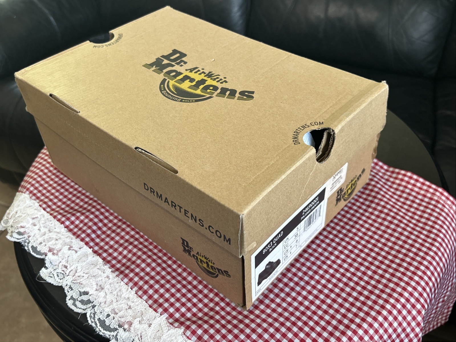 Dr. Martens 8053 Leather Platform Casual Shoes