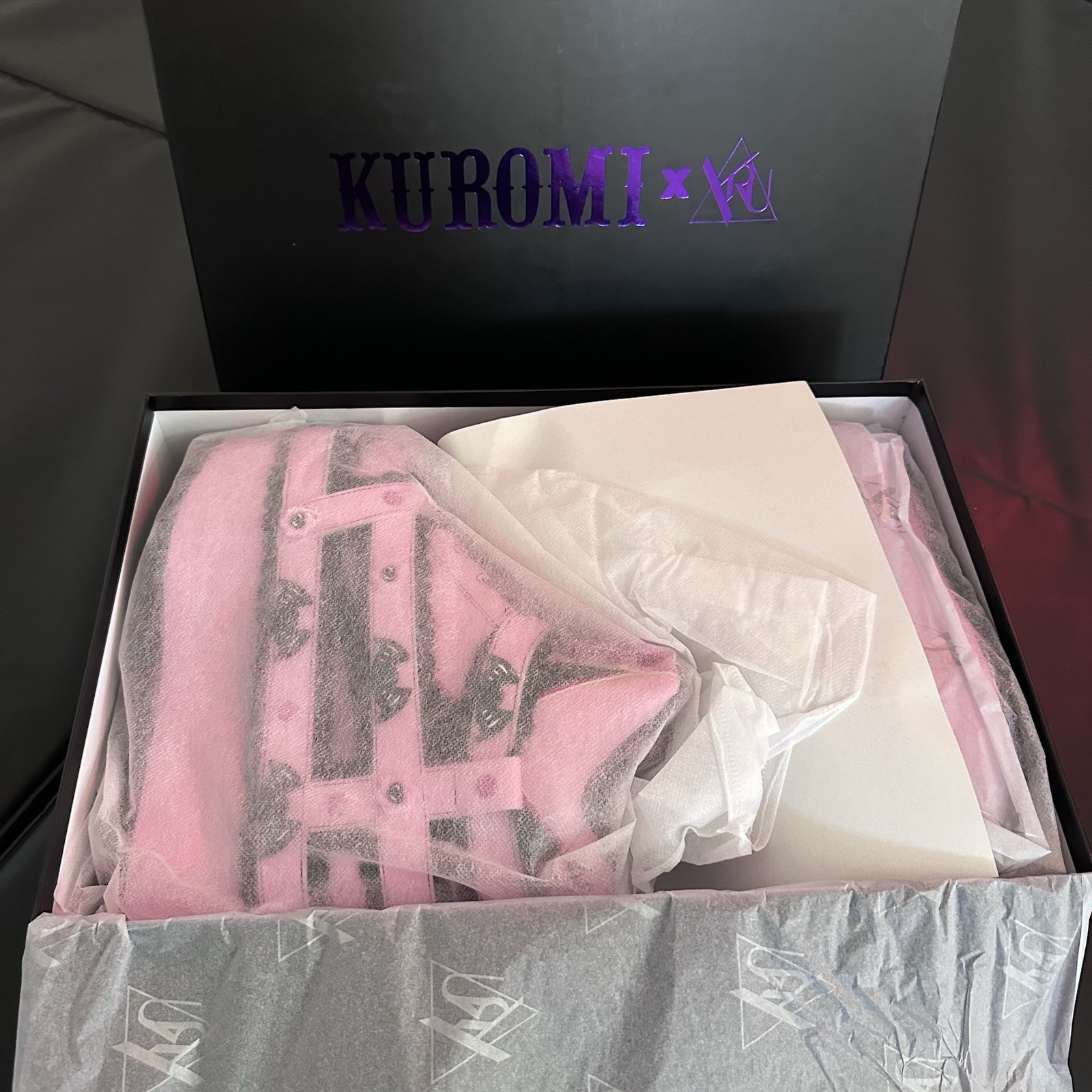 YRU x Kuromi Qozmo Bndg Platform Sneakers Pink Black Women’s Size 9 NWB