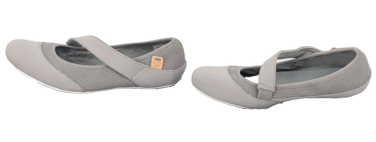 MERRELL Womens Mesh Shoes SIZE 5.5 Gray 2270196 Mary Jane Lightweight Great