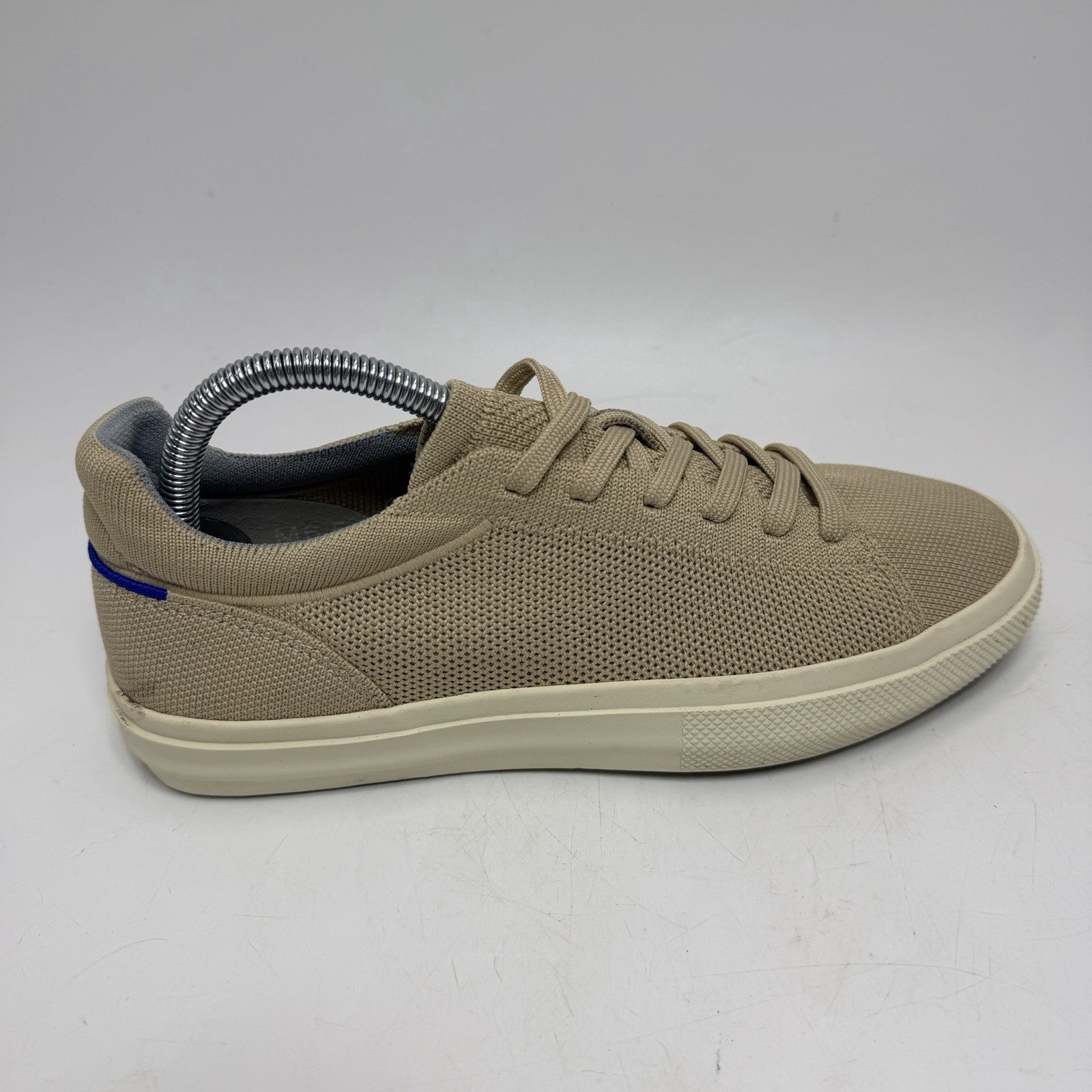 Rothy’s Shoes Tan Sneakers WOMEN 8 / EU 39 Lace Tie Mesh Rubber Sole 096-004