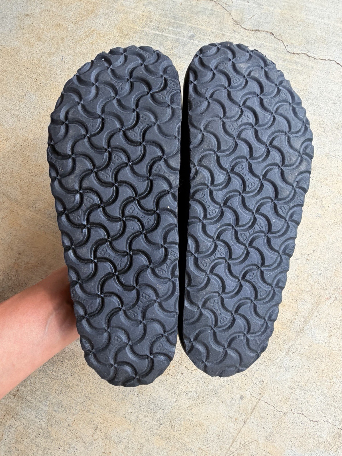 Birkenstock 39 Montova Black 100% Leather