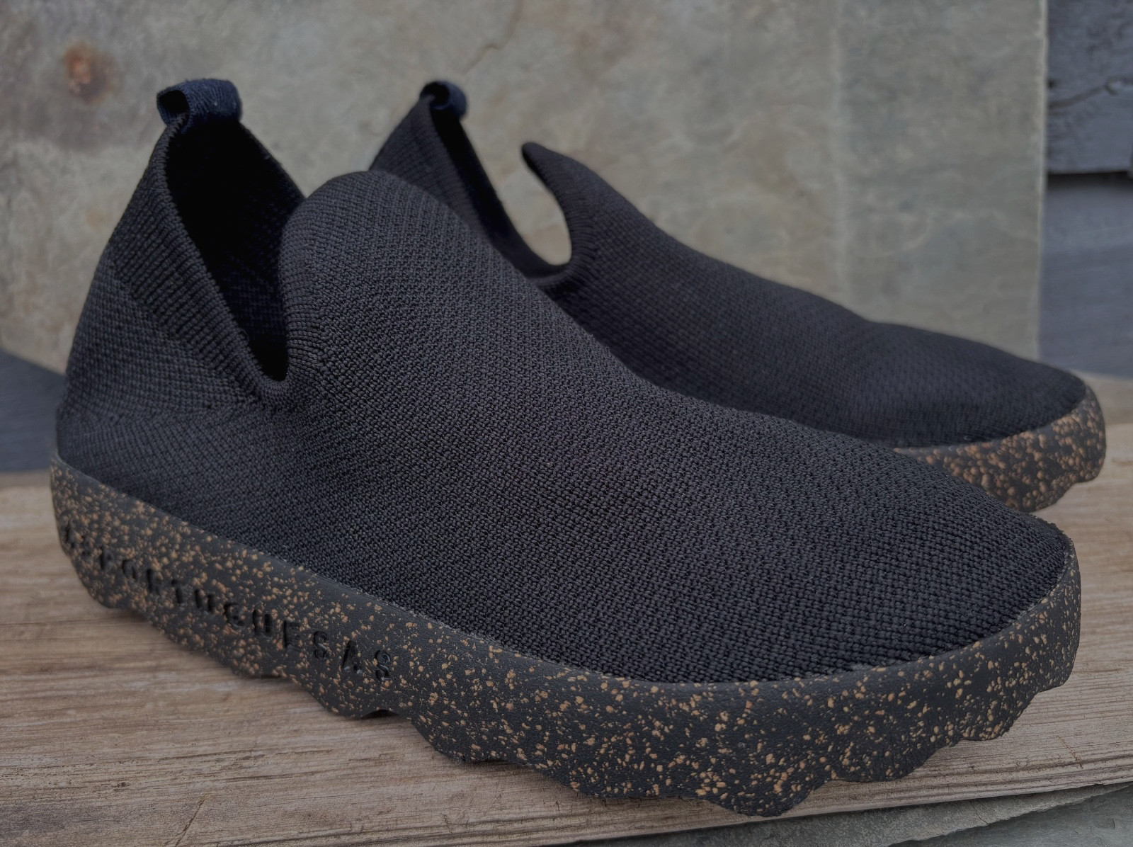 ASPORTUGUESAS (39/8) Fly London City Sneakers Black Mesh Comfort Shoes