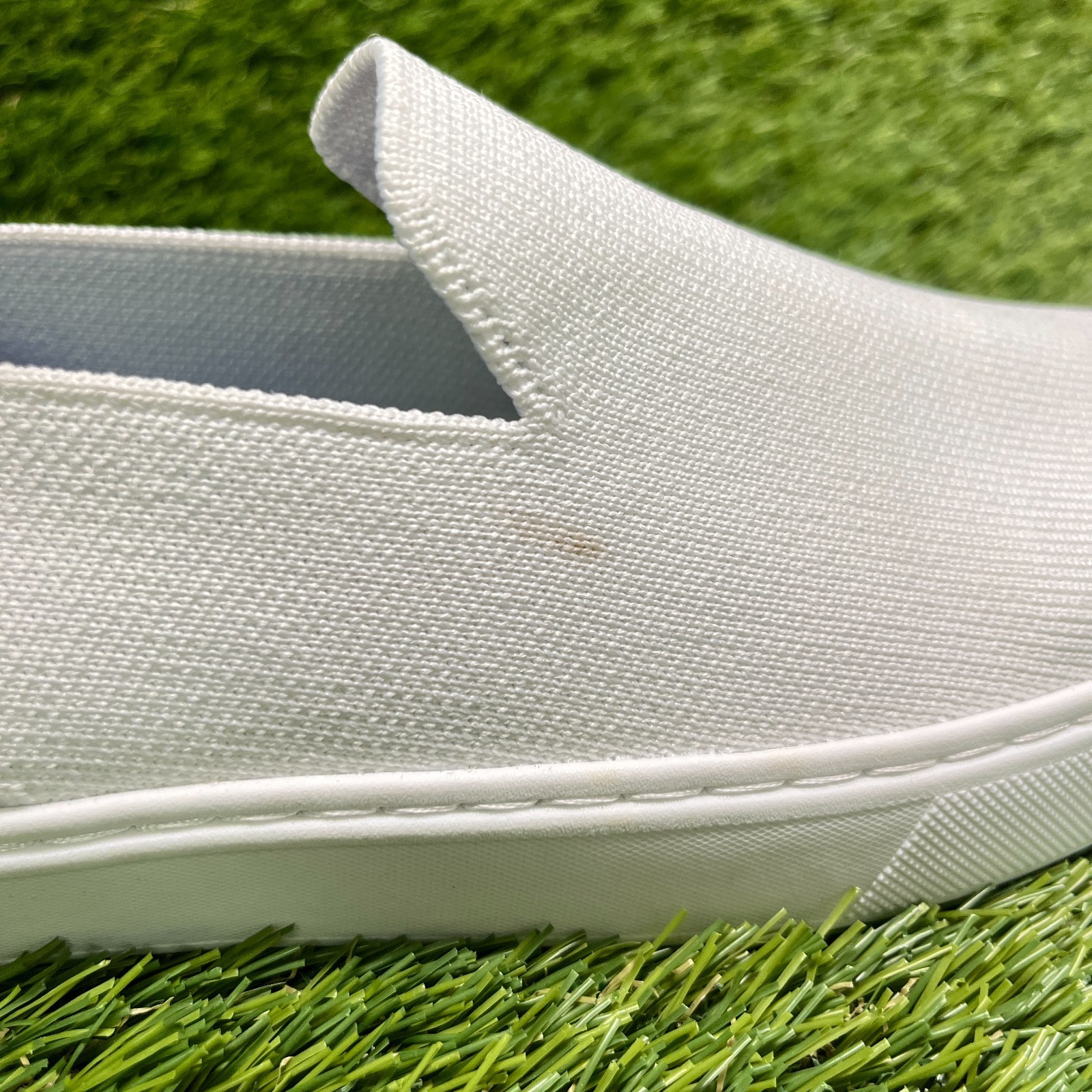 Rothy’s The Original Womens Size 9 White Casual Walking Slip On Shoes Sneakers