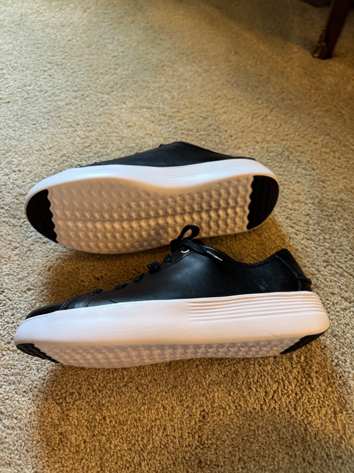 Cole Haan Black Leather Sneakers Size 6