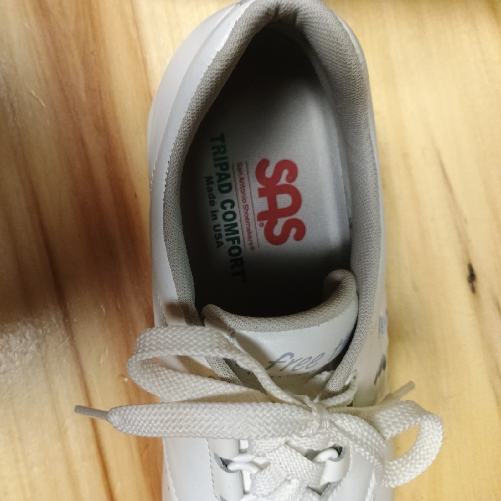 SAS Free Time Shoes Women’s Size 7.5 M White TriPad Comfort Walking Shoe