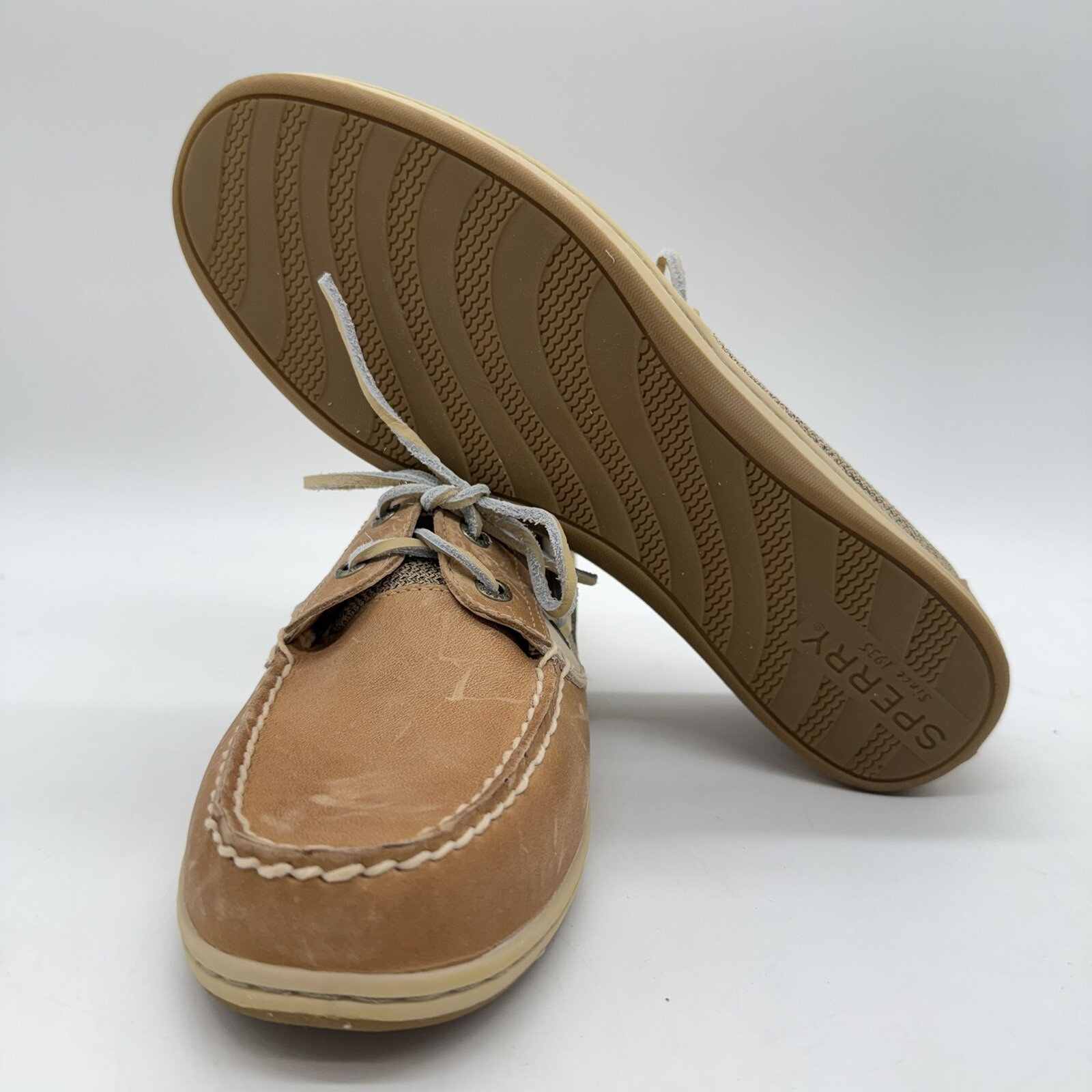 Sperry Women’s Koifish Linen Oats Boat Shoes – Size US 9.5 – STS95589