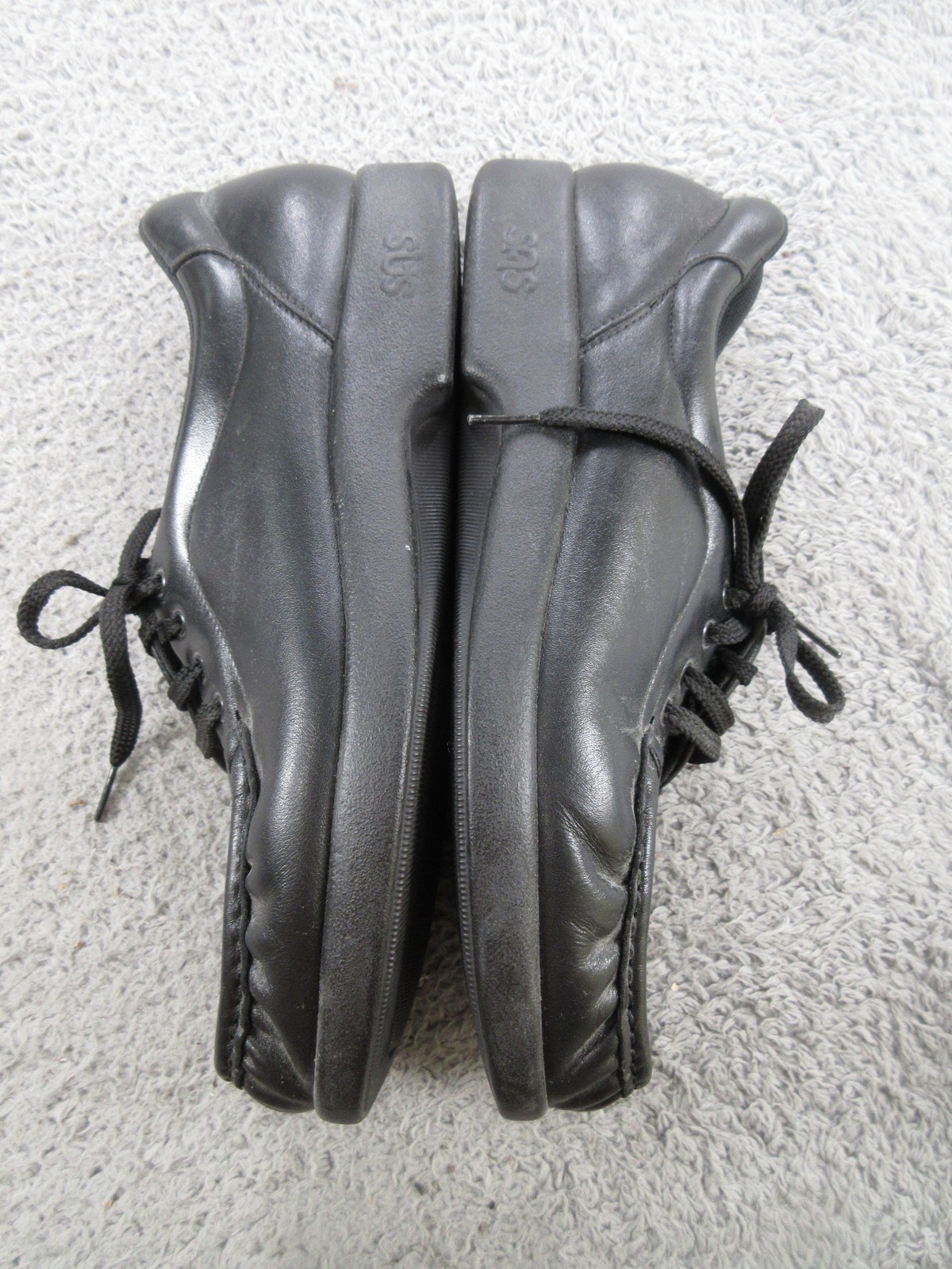 SAS Tripad Comfort Shoes Womens Size 10 N Black Leather Moccasin Walking Casual