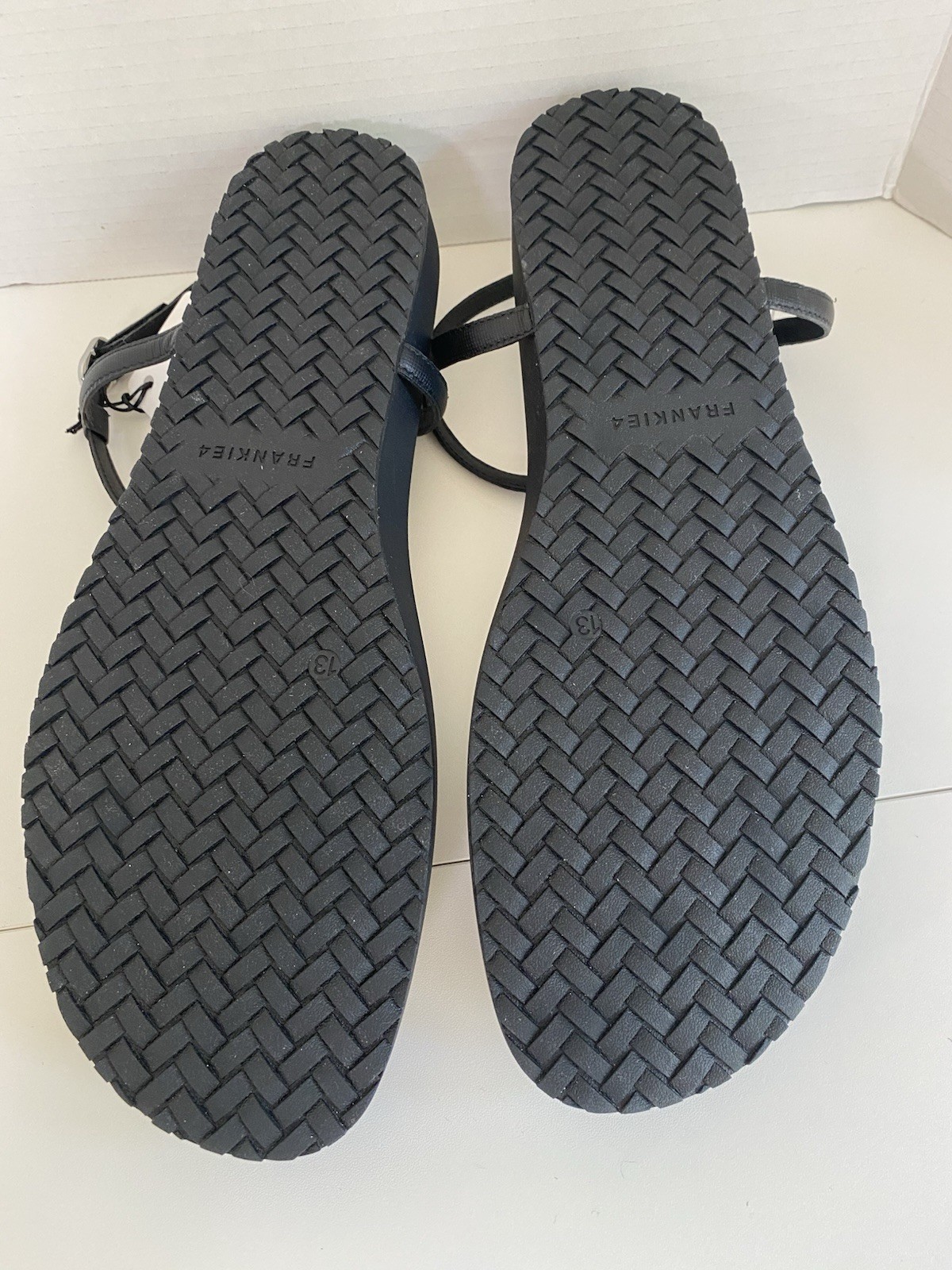 Frankie4 Bondi Sandals Women’s 13 Black $150 Waterproof Ankle Strap Podiatrist
