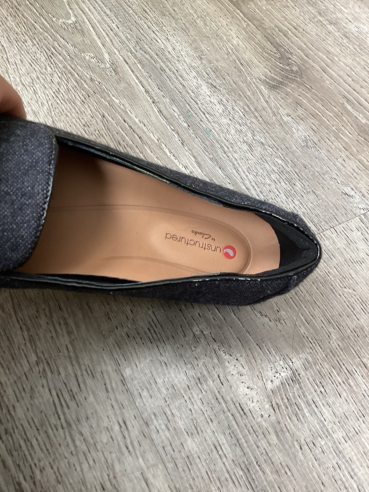 Clarks Unstructured Womens Loafers Size 7 M Un Blush Ease Gray Slip On Comfort