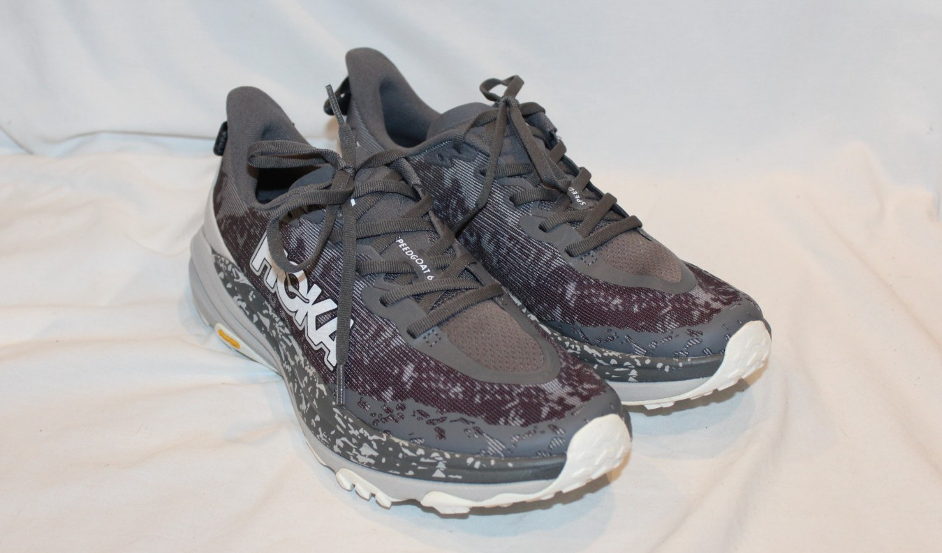 Hoka One Women’s Speedgoat 6 Running Sneakers STLG STELLAR GRAY NEW 9.5