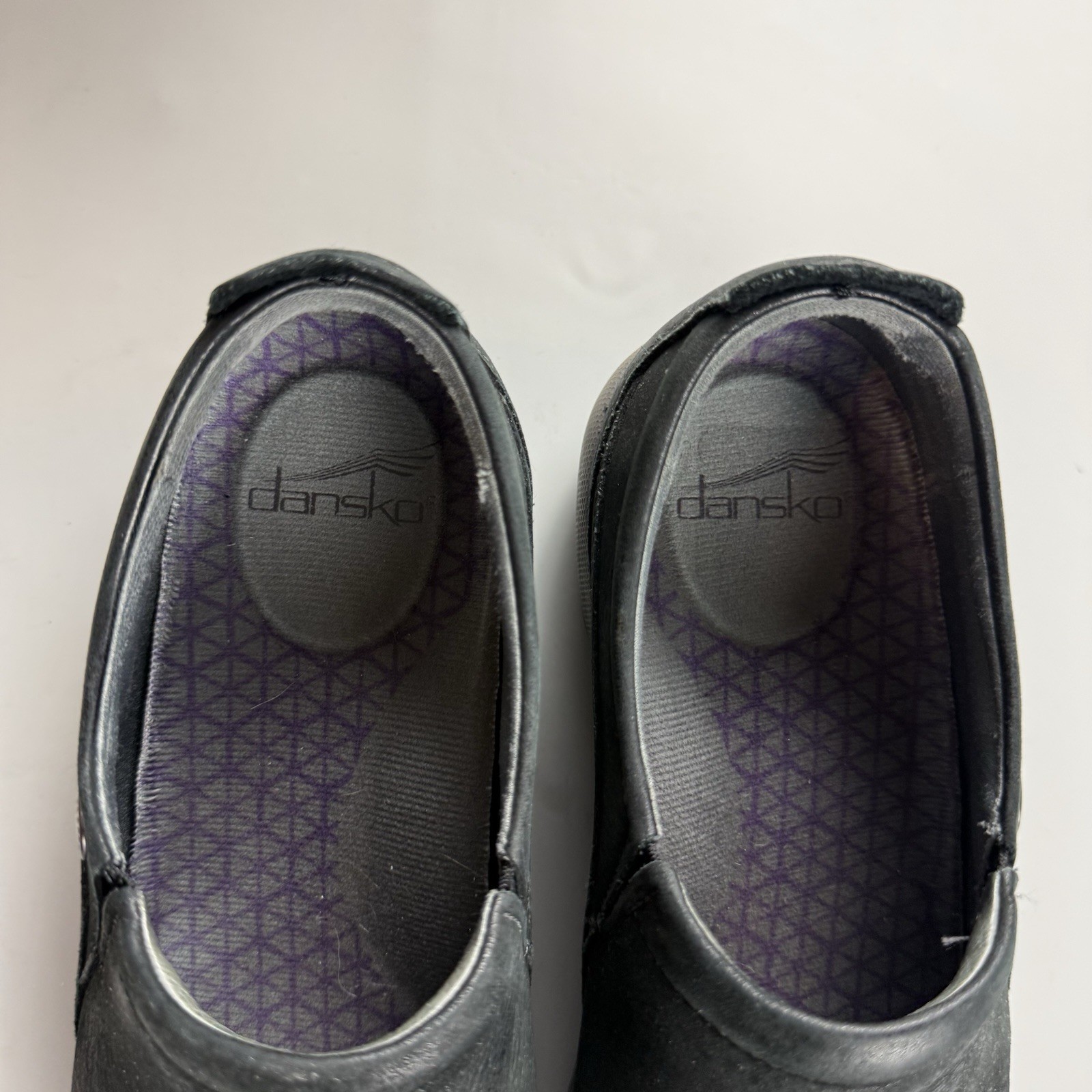 Dansko Patti Waterproof Nubuck Vibram Slip On Clogs Black EU 37 US 6.5