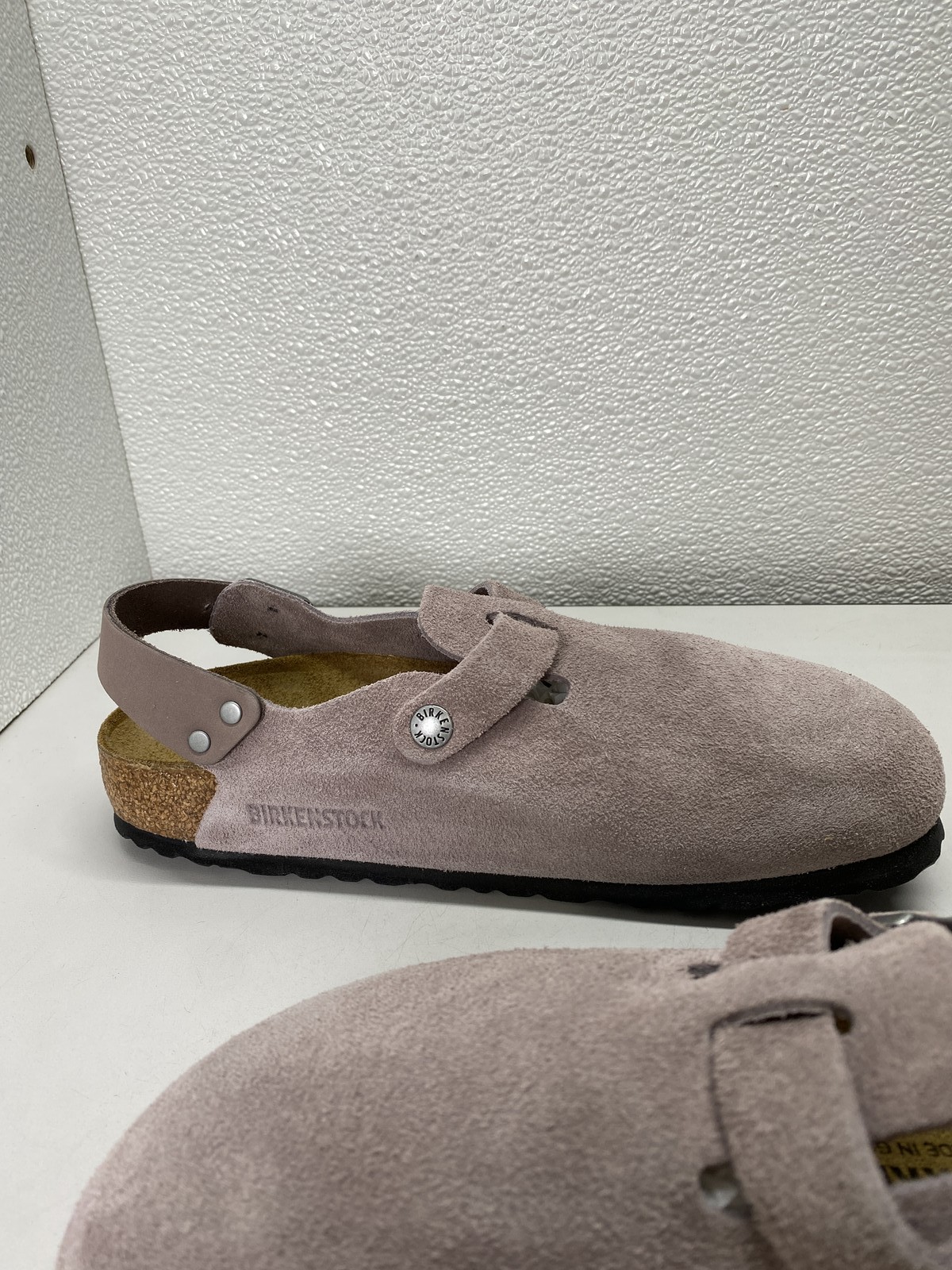 Birkenstock Unisex Tokio II Suede Leather Clogs Size L 9, M 7 Faded Purple