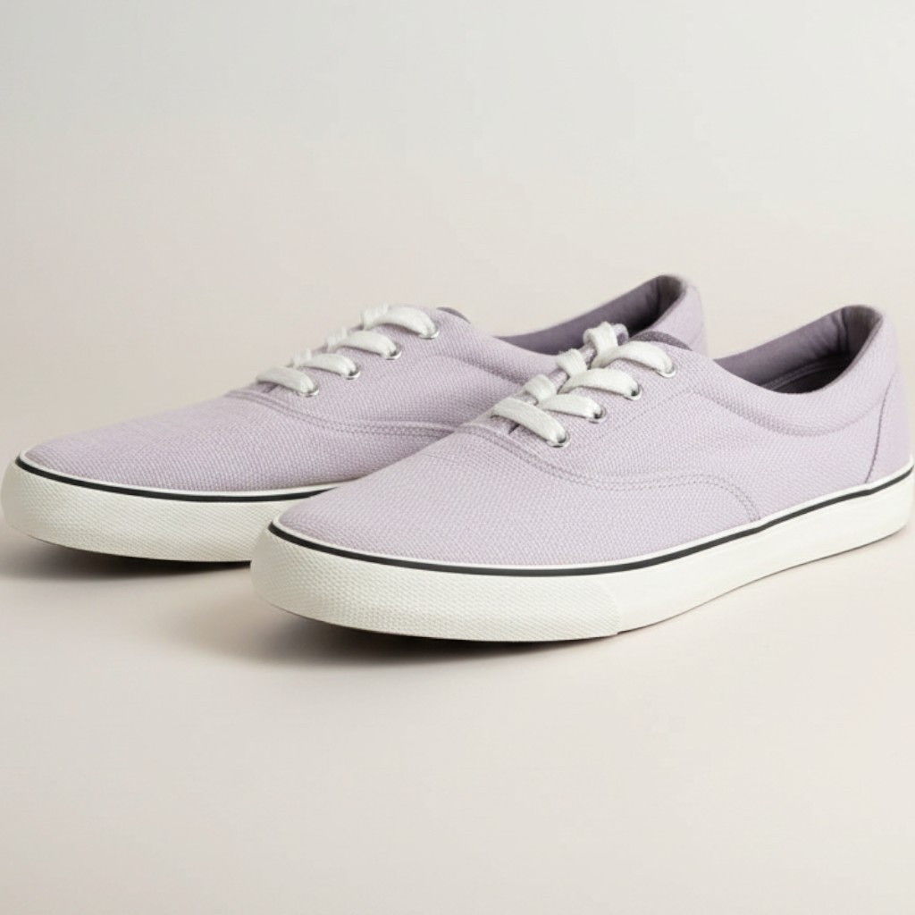 Universal Thread Womens Canvas Sneakers Purple Size 9 Casual Lace Up