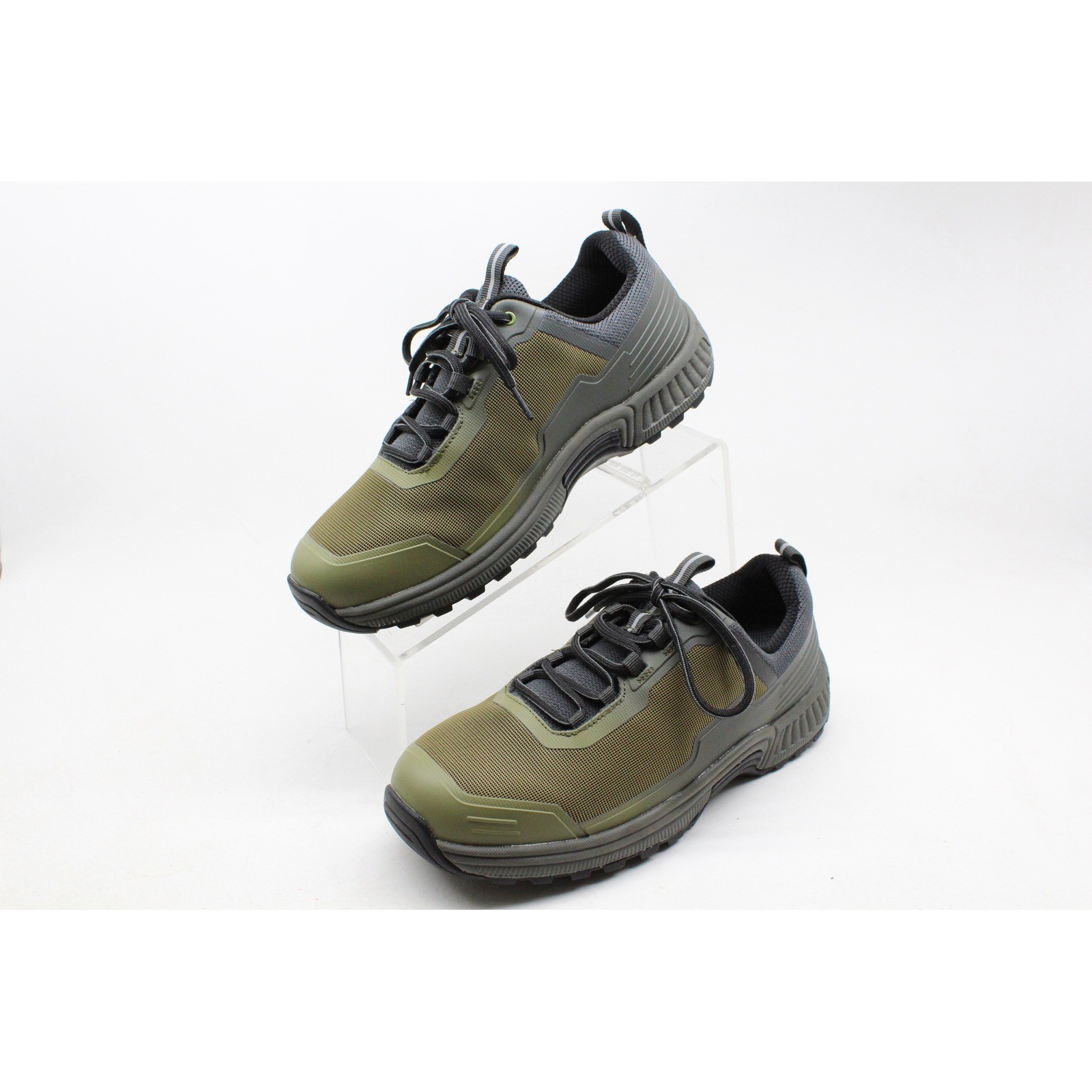 Orthofeet Coral Olive Green Grey Orthopedic Walking Shoes Womens 9.5 Wide 840