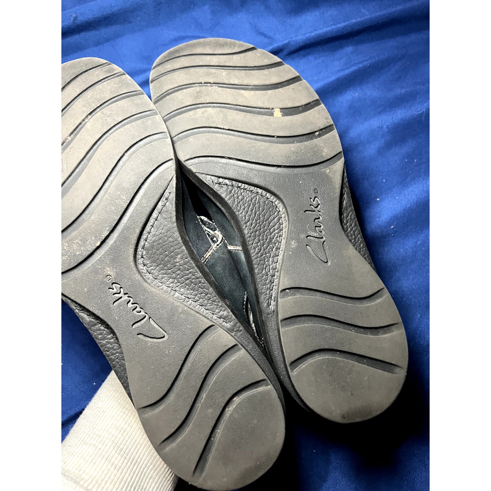 Clarks bendables comfort slip on shoes womens 8 cozycore walking hiking