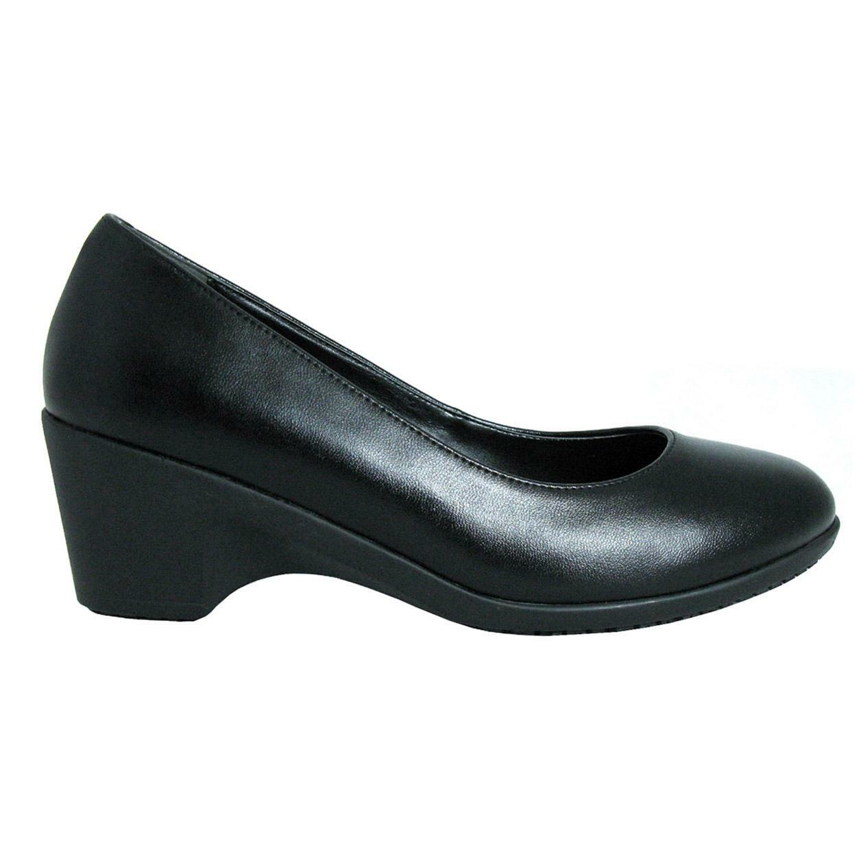 GENUINE GRIP Sevice Heel Dress Shoes Slip Resistant Nurse Hospitality Work gg
