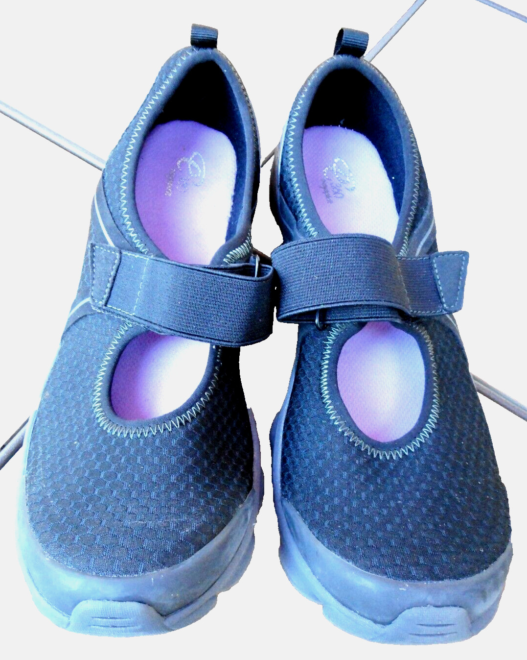AMES EASY SPIRIT Black Orthotic Tennis Comfort Sport Athleisure Shoes 11 M EU43