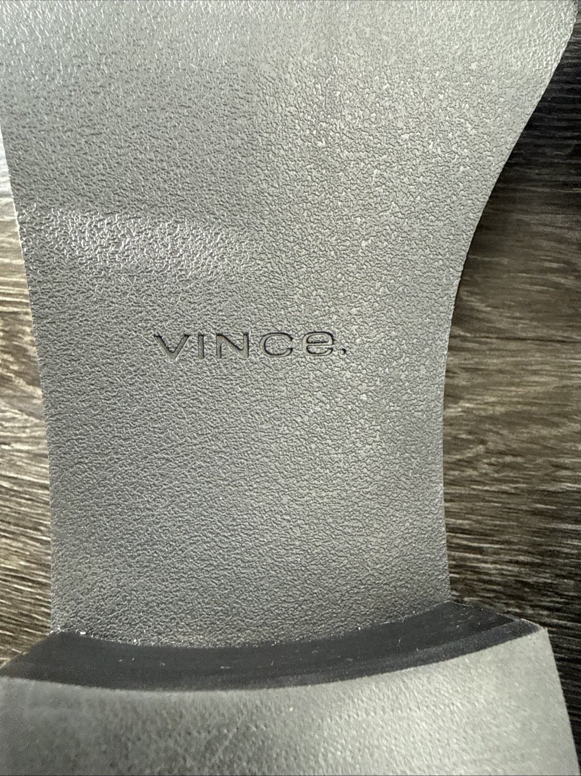 NWD $350 Vince Larose Loafers Black Leather Slip On Low Block Heel Sz 8.5 M/39