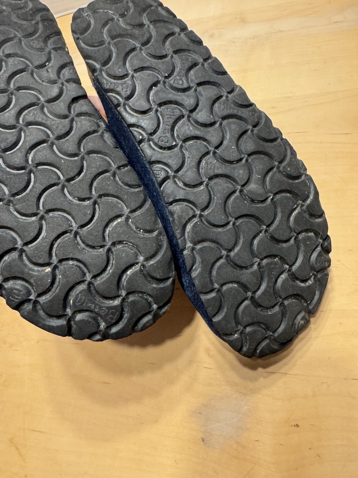 Birkenstock Betula Wm’s Blue Canvas Comfort Clogs Cork Footbed BuckleEU 39 US 8