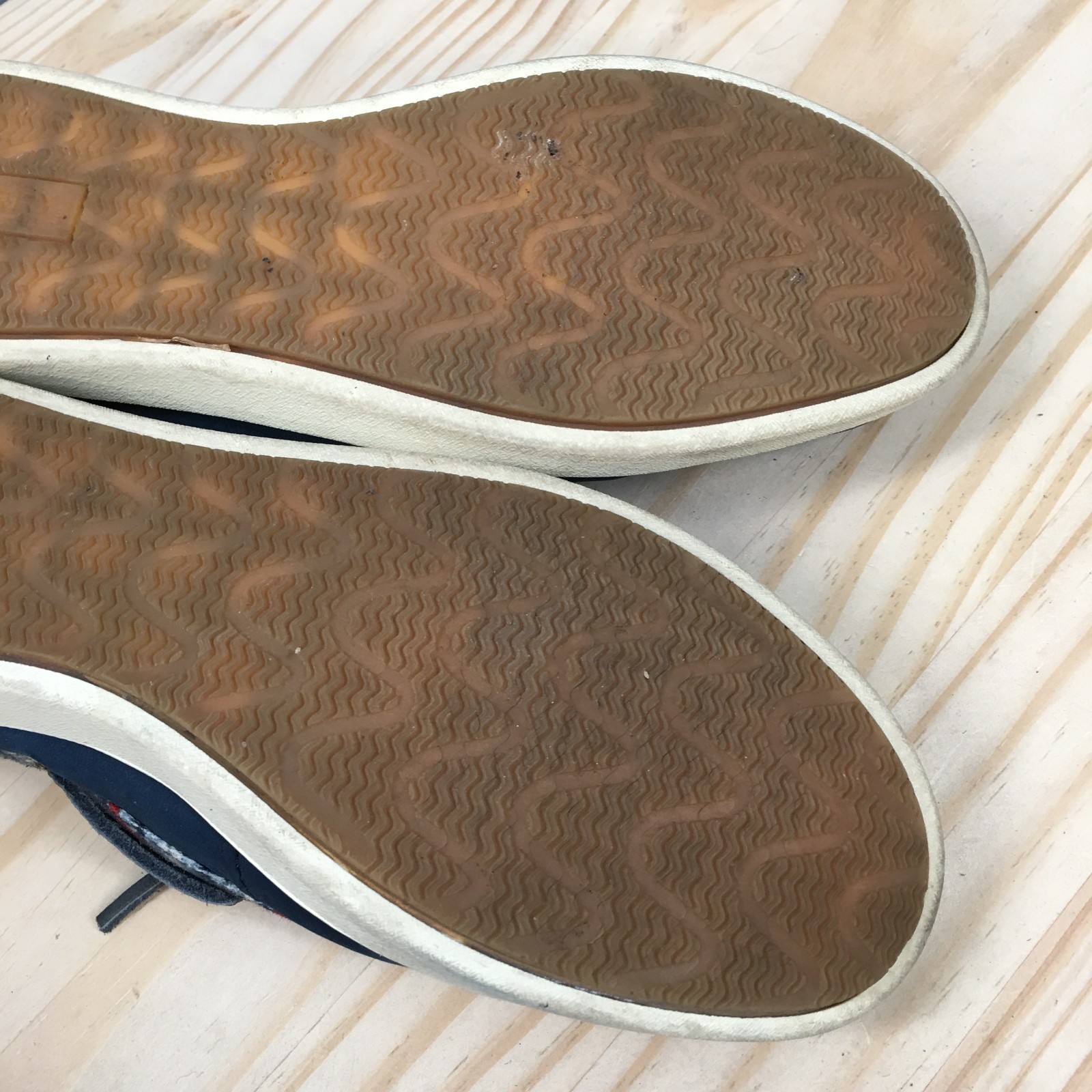 Sperry Boat Shoes Women 8 Blue Koifish Leather Suede Plaid Loafers STS82625