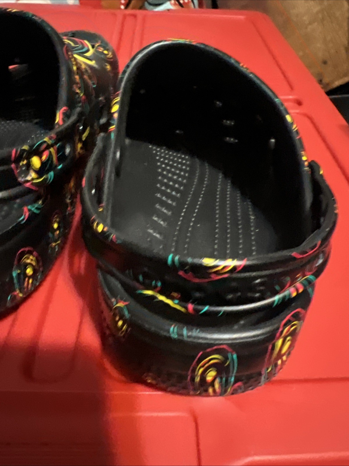 Disney Parks 2023 Glow Halloween Mickey Mouse Pumpkin Adult Clogs Crocs M8/W10