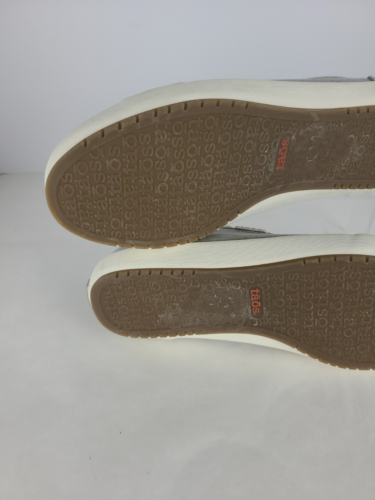 TAOS Women’s Star Lace Up Sneakers Size 7 Womens Grey Washed Canvas Low Top NWOB