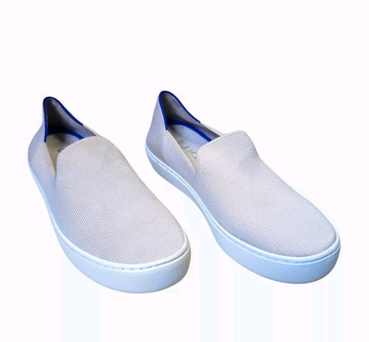 Rothy’s The City Slip On Shoes Sand Taupe Casual Walking Sneaker Women’s Size 7