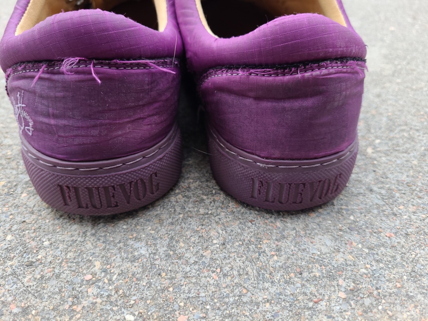 John Fluevog Lopro Leeside Lace-Up Sneaker Purple M5/W7 Read Description