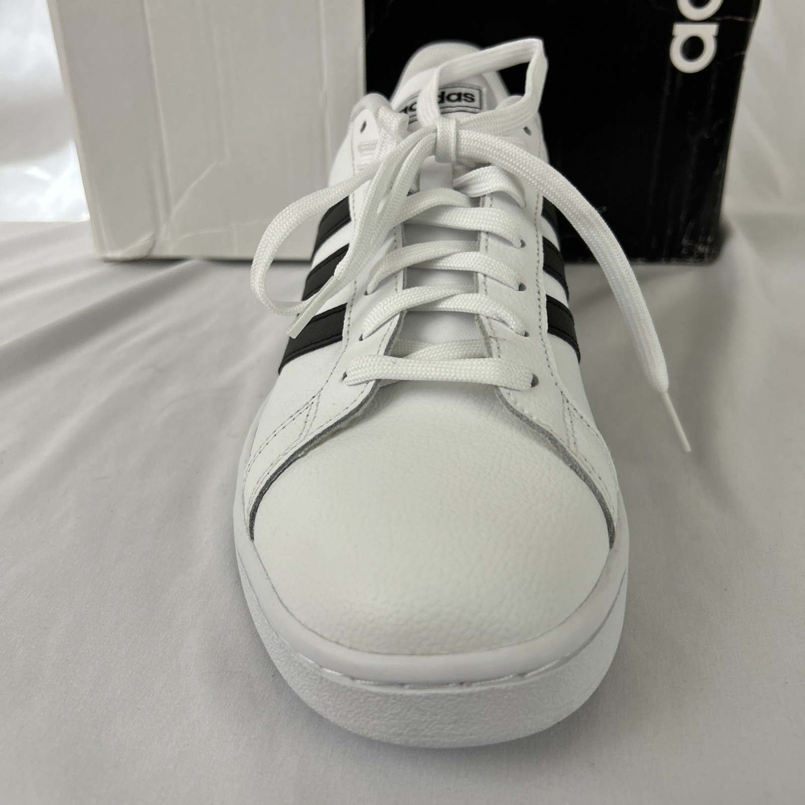 adidas Men’s Grand Court, Black/White, 11 M US F36392 – NEW! (7)