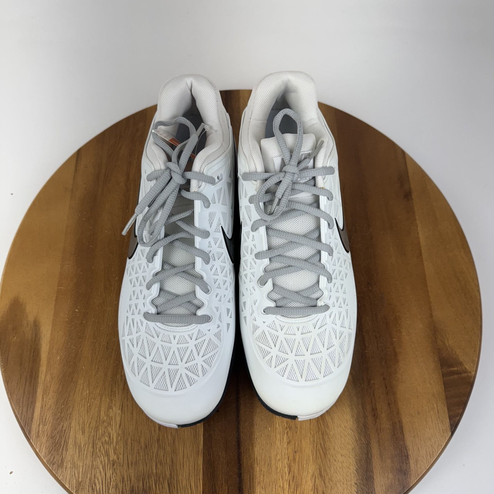 New Womens Nike Zoom Cage 2 White Comfort Athletic Tennis Sneakers Size 10.5 M