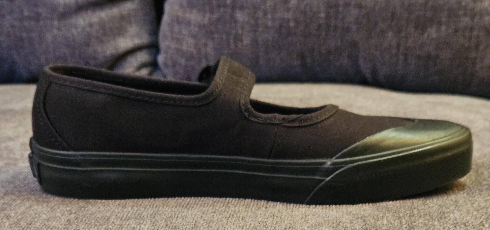 ​Vans Mary Jane Black Canvas Shoes Women’s 8 Men’s 6.5 VN000CRR6BT Triple Black
