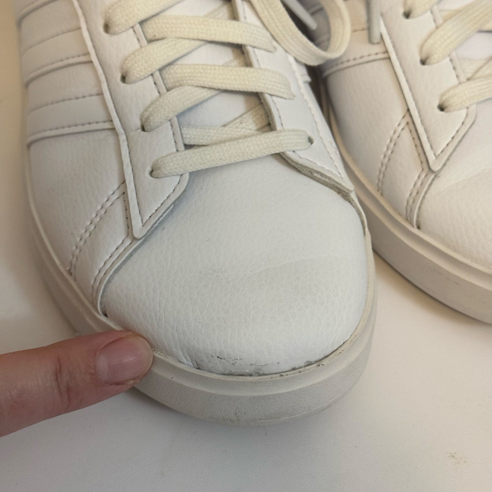 Adidas Grand Court 2.0 Cloudfoam Sneakers Women 7 White Sport Athleisure Comfort